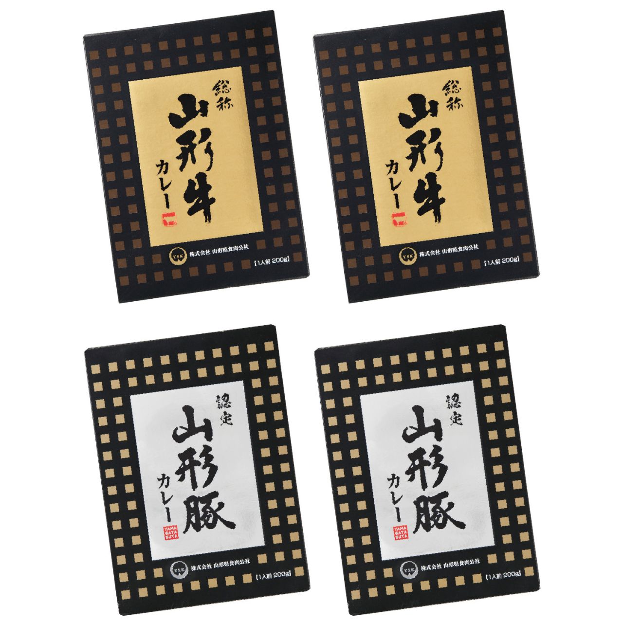 山形牛カレー＆豚カレー ミックスセットの商品画像 1