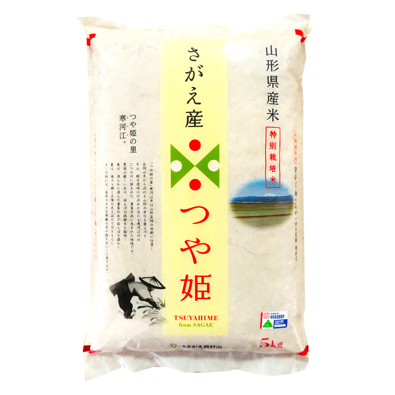 新米 山形県庄内産 つや姫 玄米20kg Gセレクション 特別栽培米 食品 