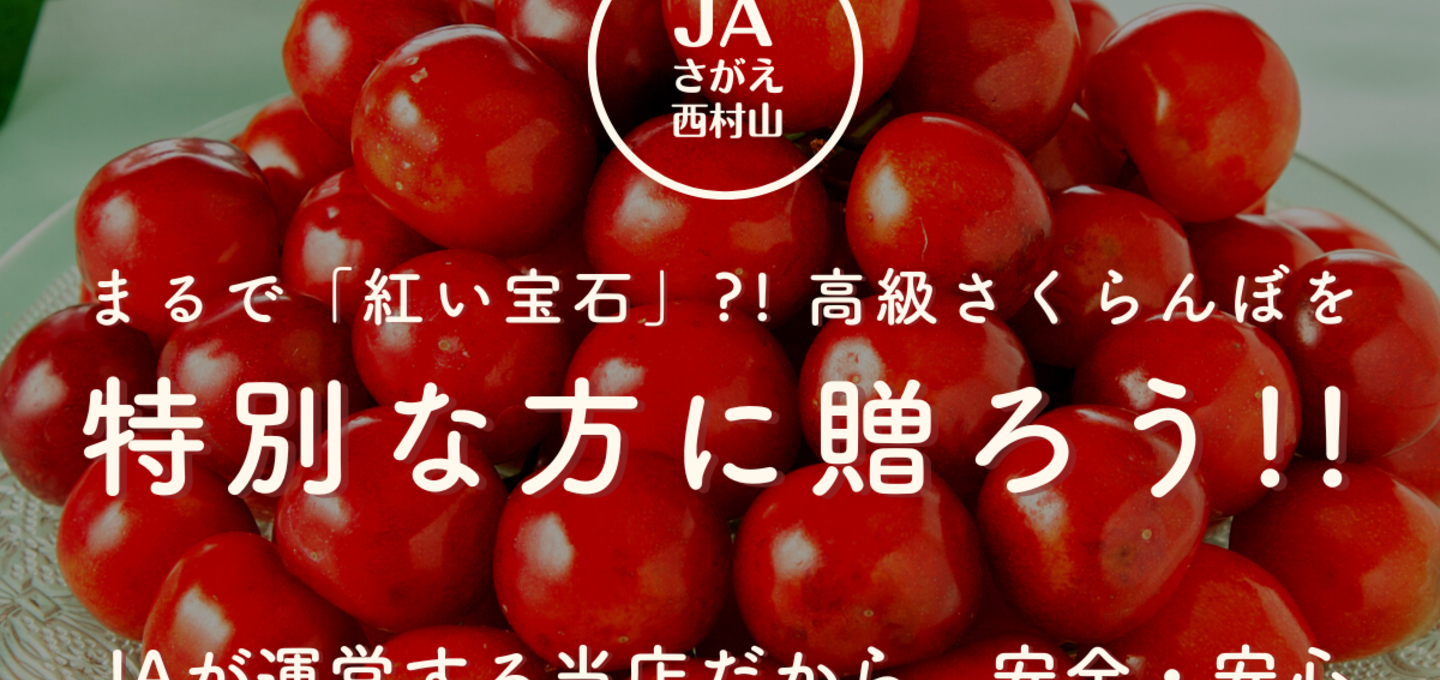 【JA公式】山形県産の高級さくらんぼを贈ろう !!